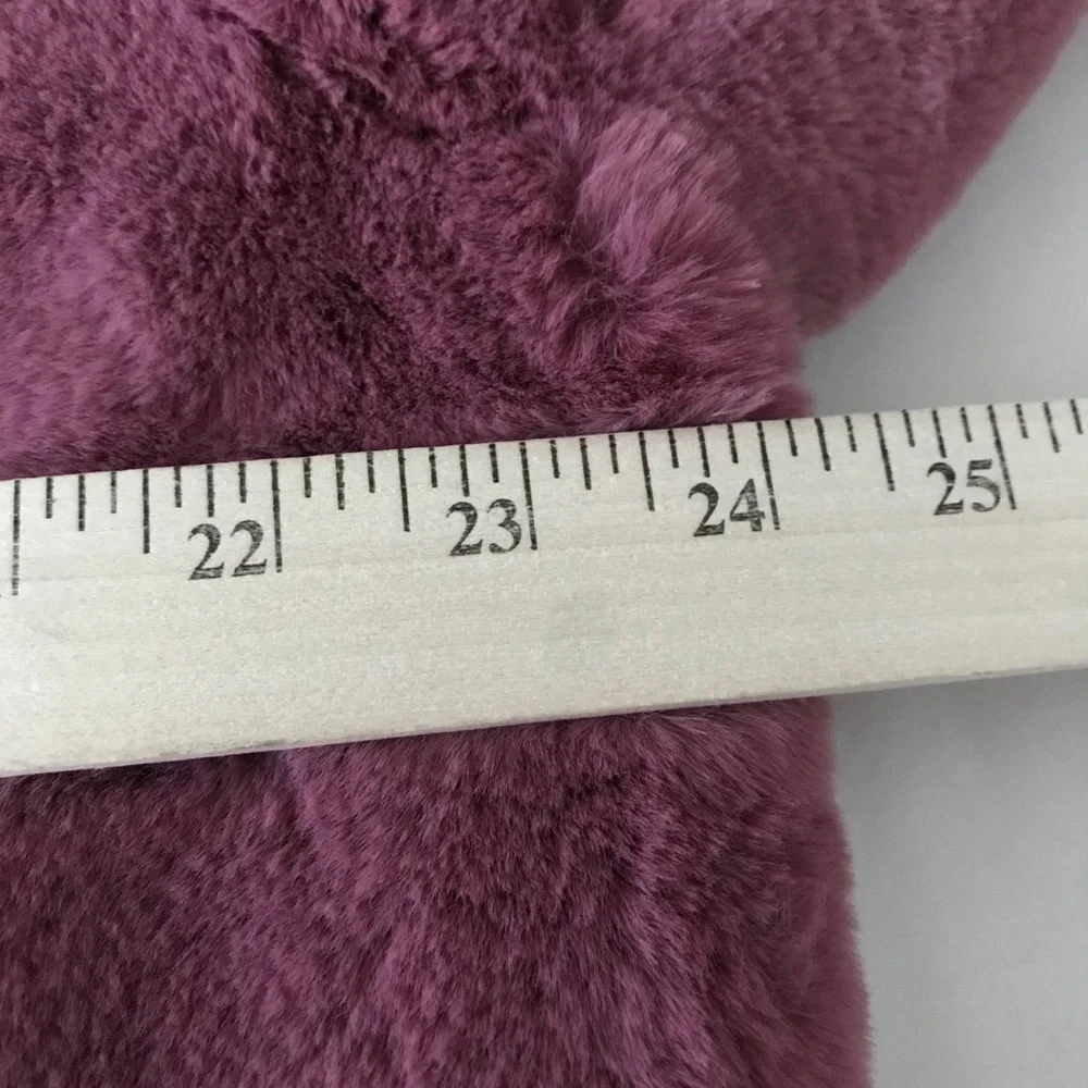 PRIMARK Faux Fur Pink Coat Oversized Teddy Jacket Women’s Size Medium - Picture 10 of 16
